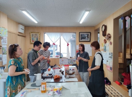 せかつなキッチン部（韓国編）試作会の写真